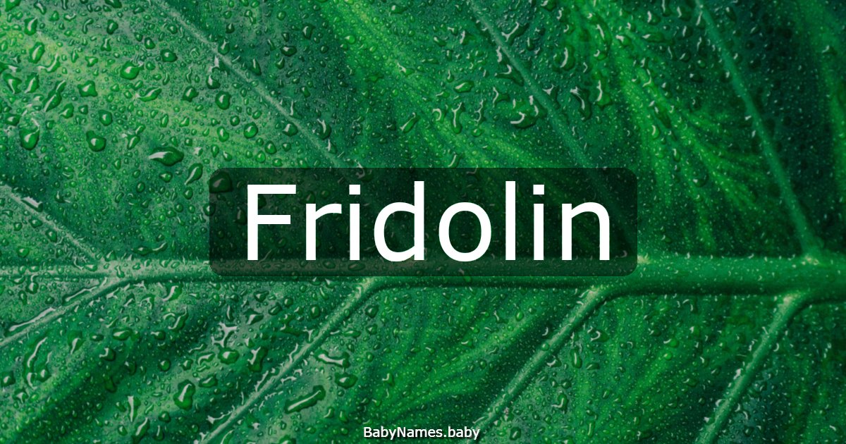 Fridolin