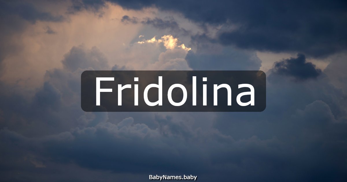 Fridolina