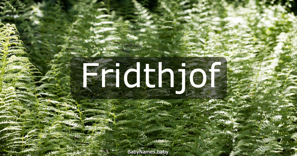 Fridthjof