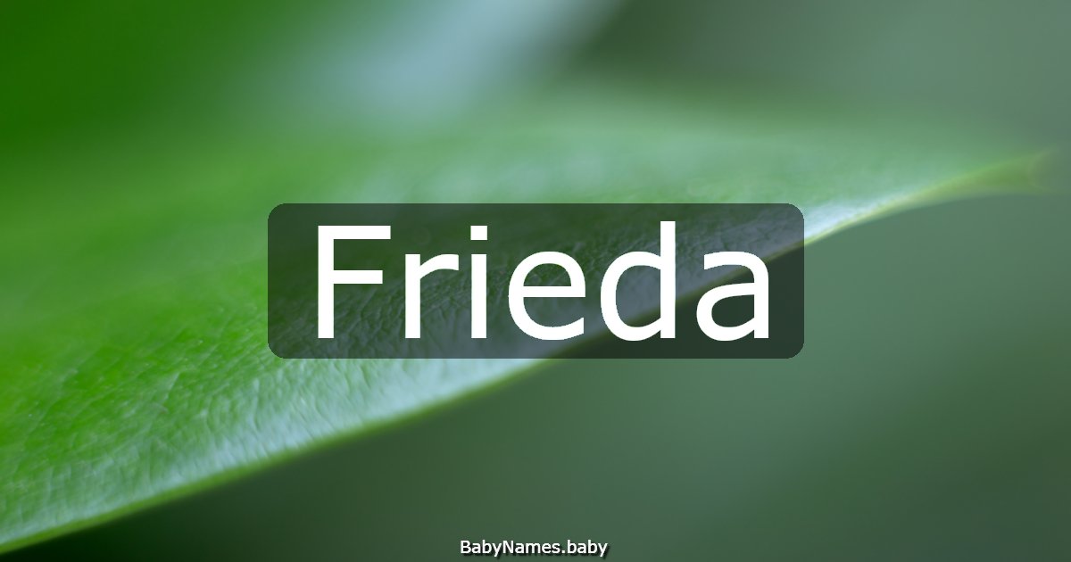 Frieda