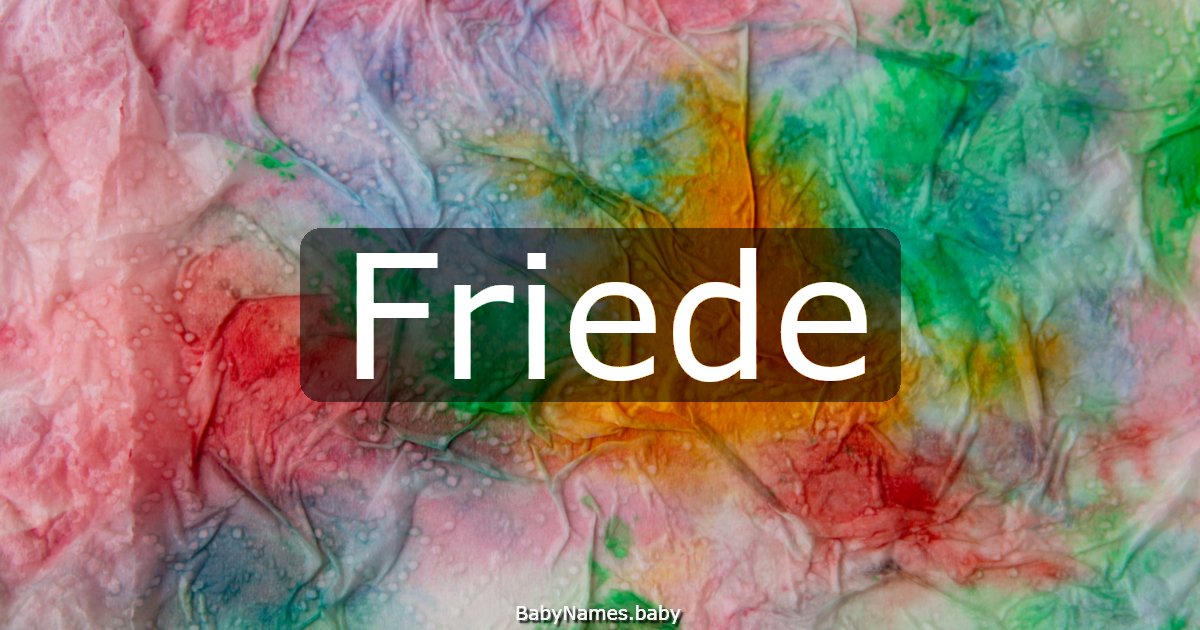 Friede