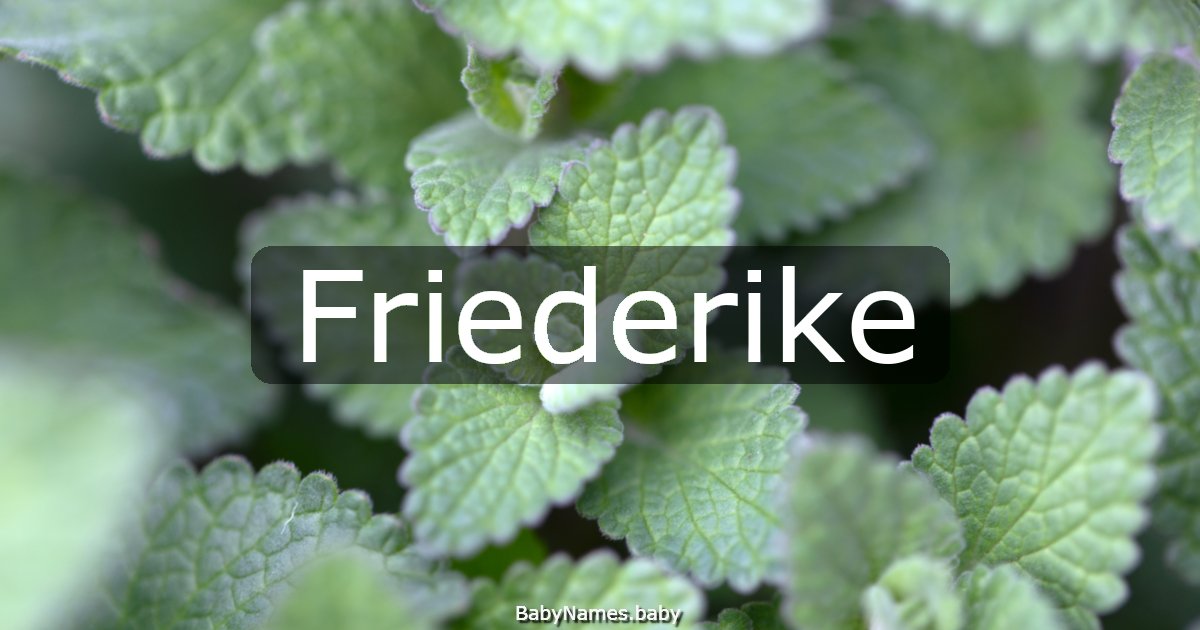 Friederike