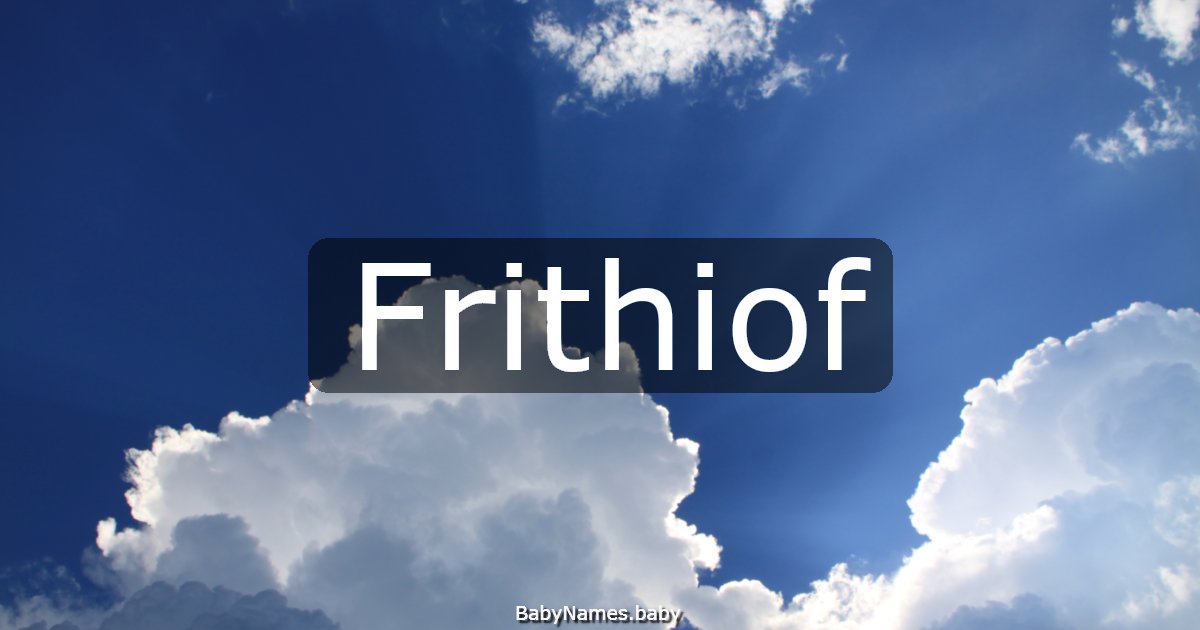 Frithiof