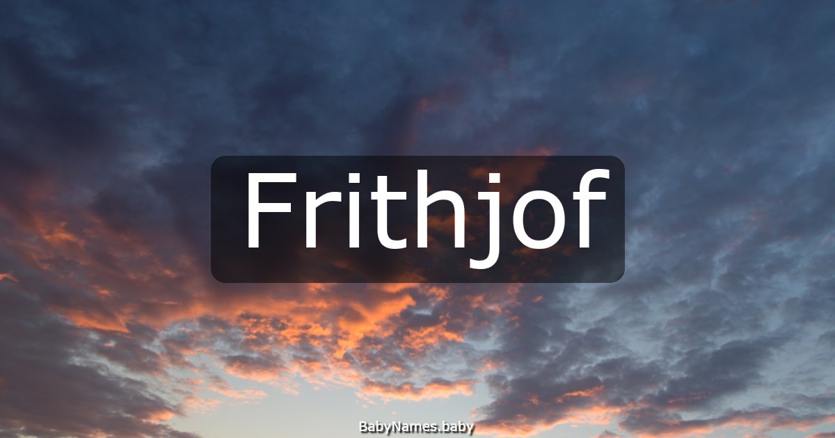 Frithjof