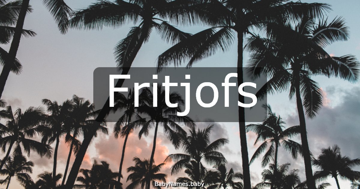 Fritjofs