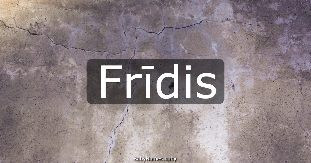 Frīdis