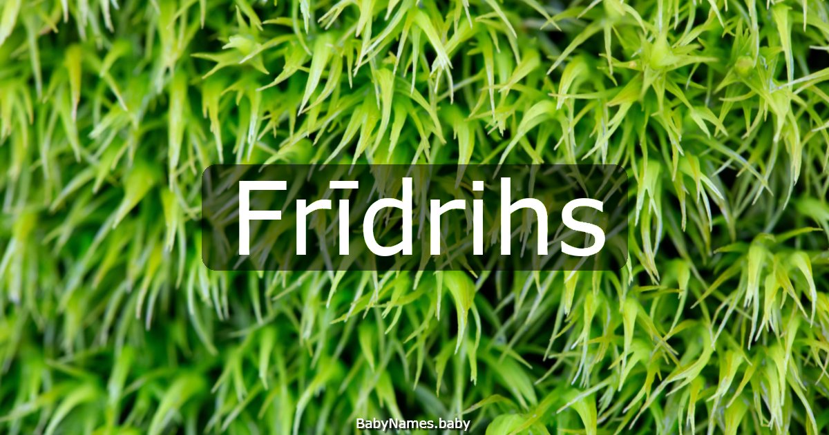 Frīdrihs