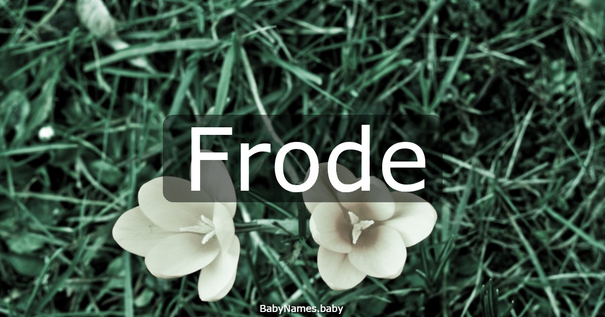 Frode
