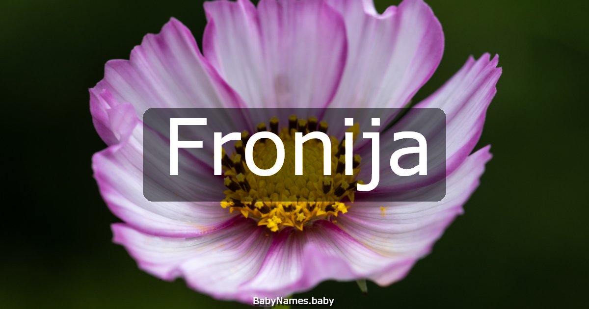 Fronija