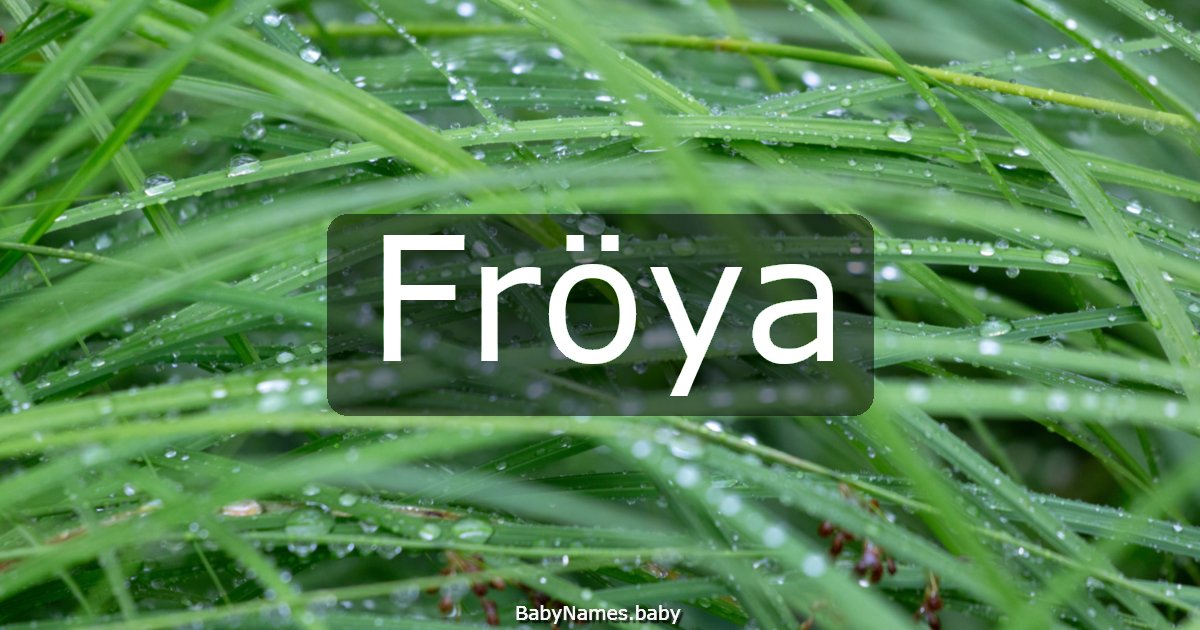 Fröya