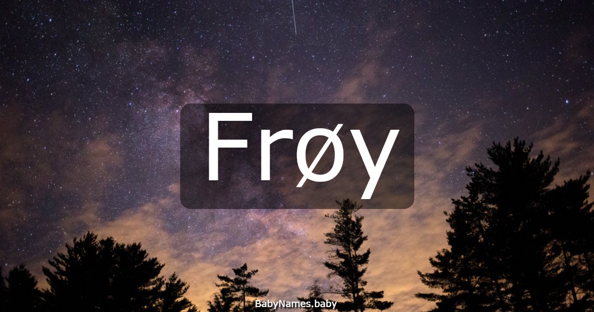 Frøy