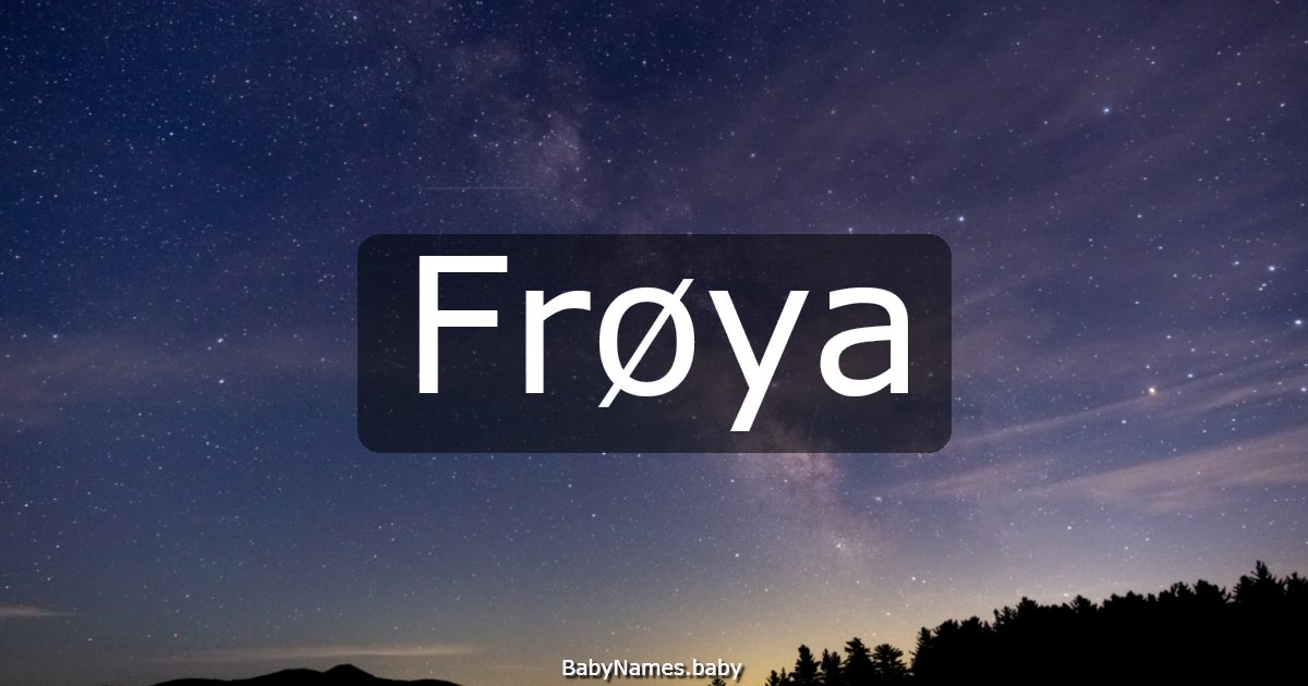 Frøya