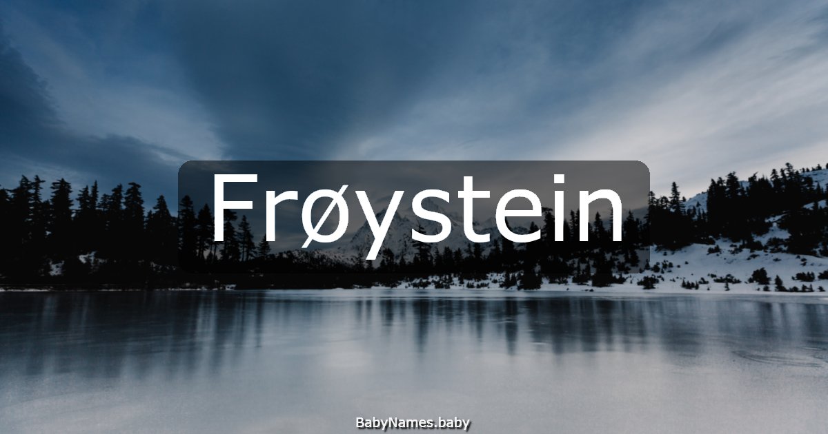 Frøystein