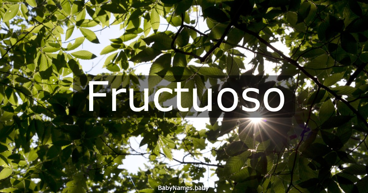 Fructuoso