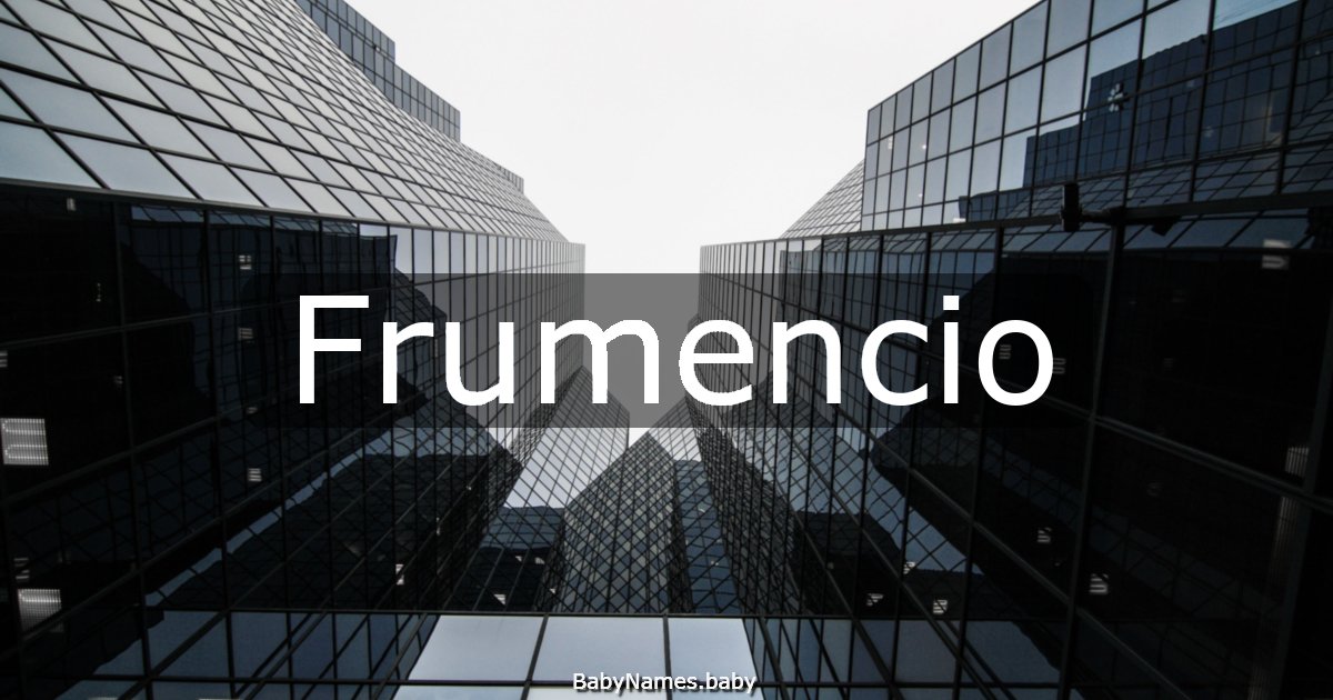 Frumencio
