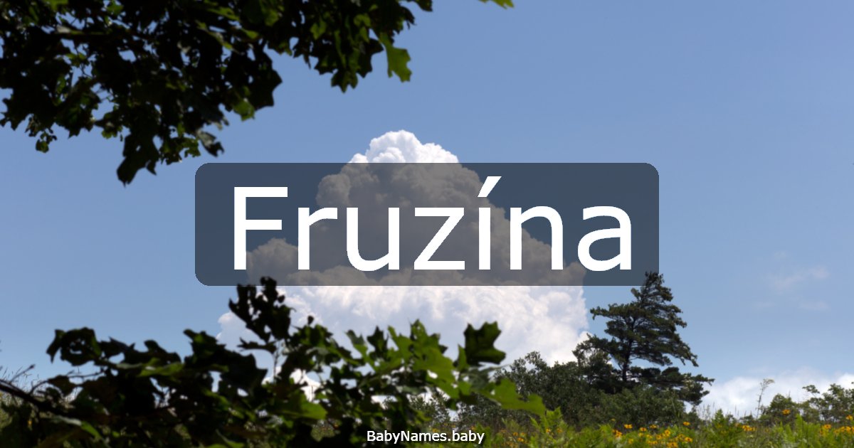 Fruzína
