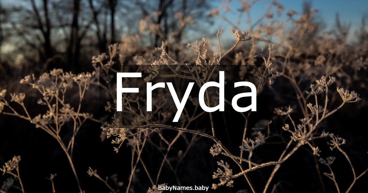 Fryda