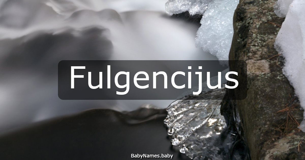 Fulgencijus