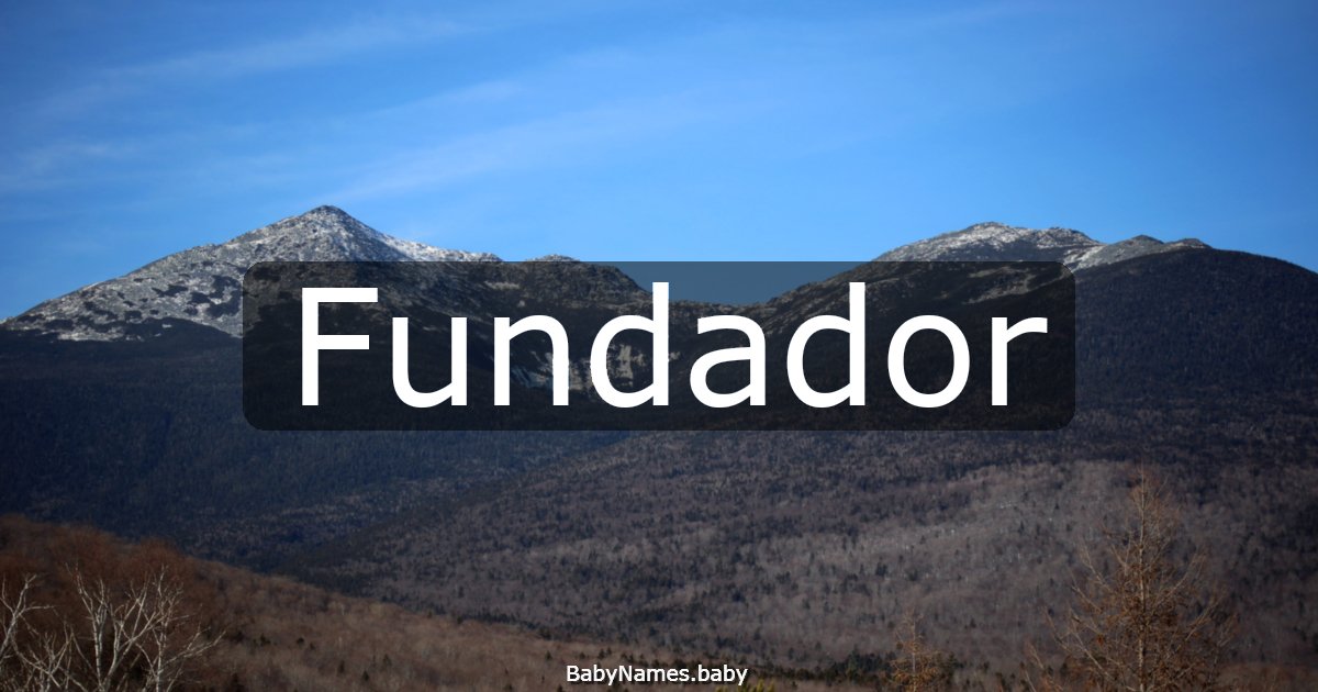 Fundador