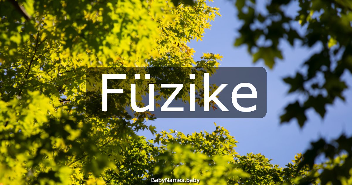 Füzike