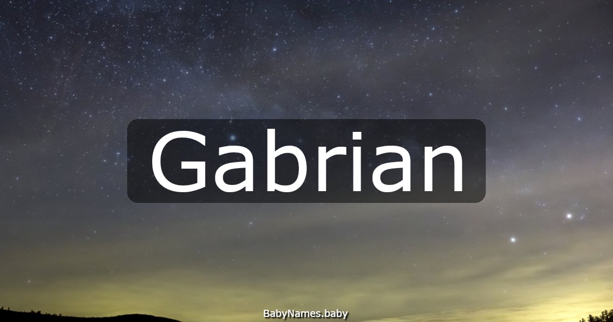 Gabrian