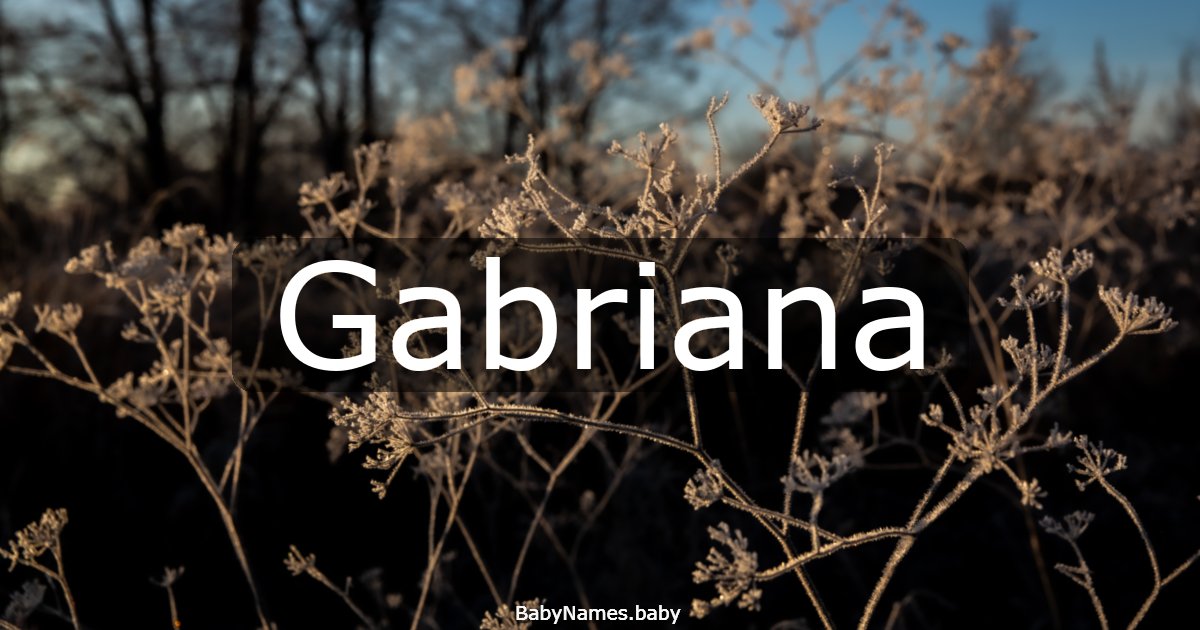 Gabriana