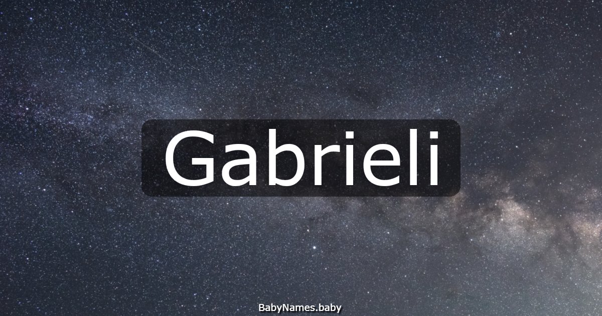 Gabrieli