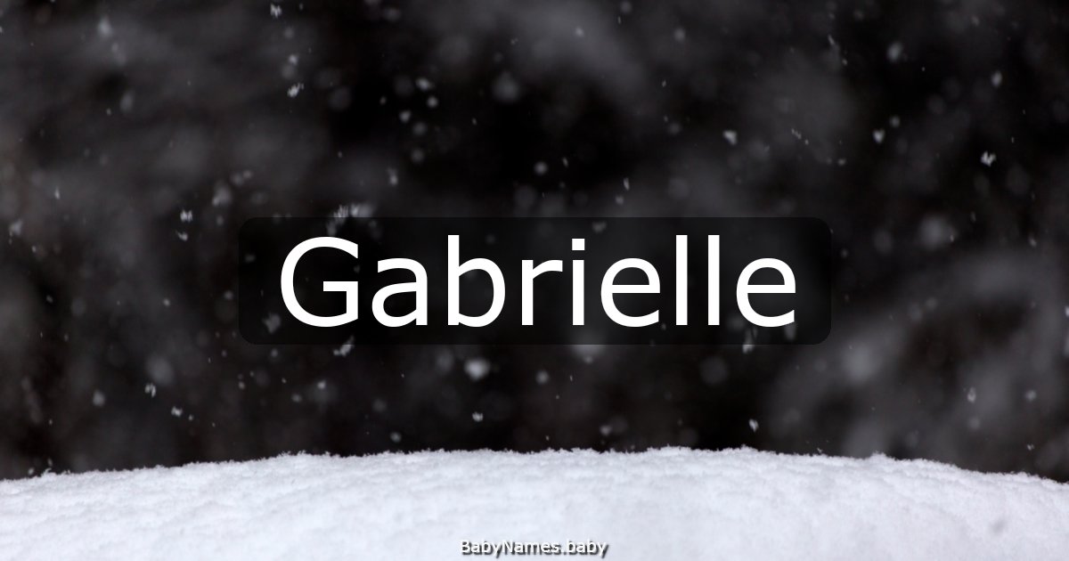 Gabrielle