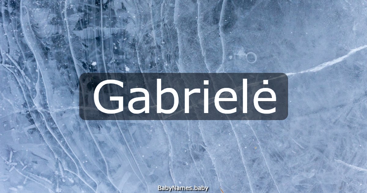 Gabrielė