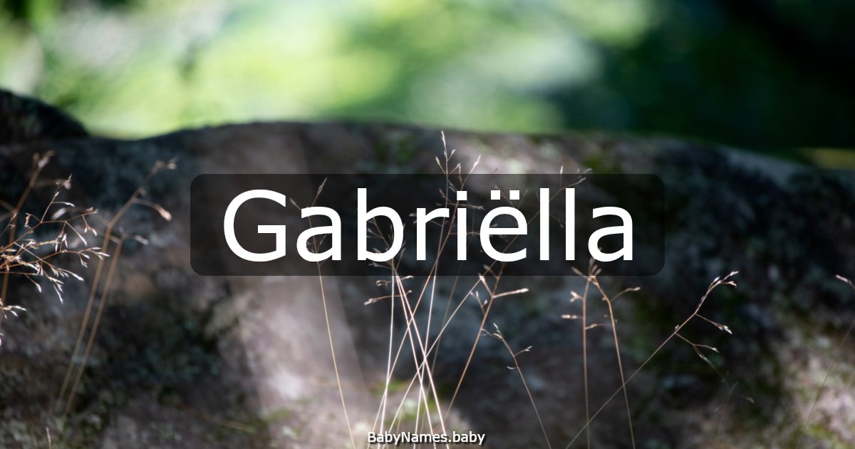 Gabriëlla