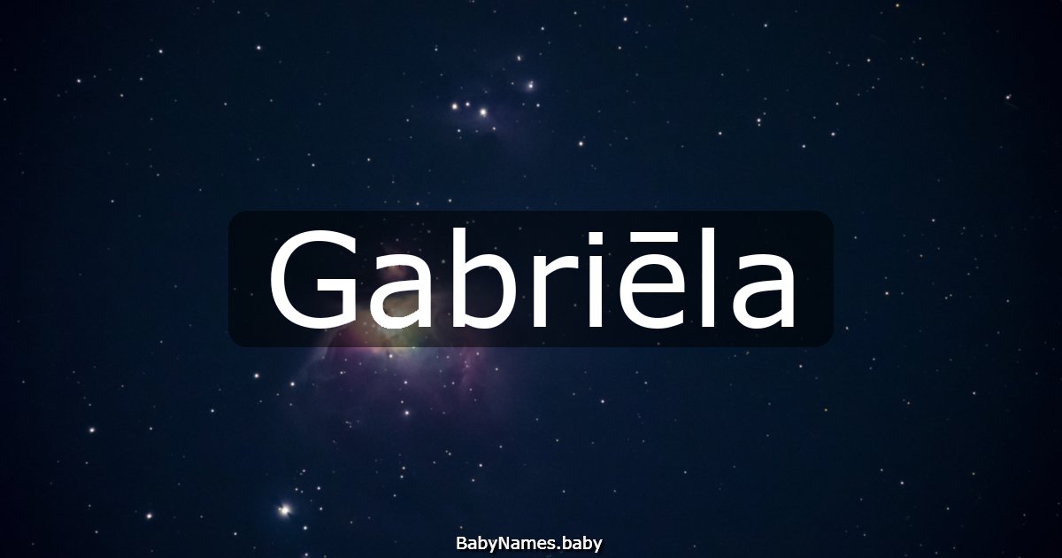 Gabriēla