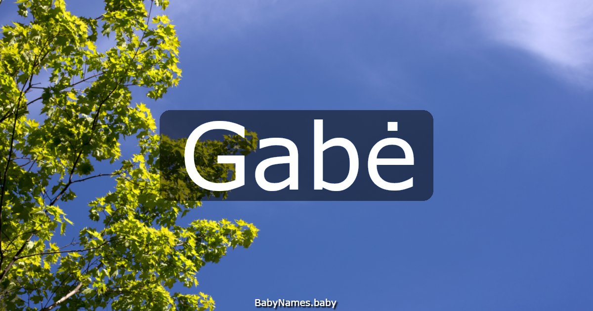 Gabė