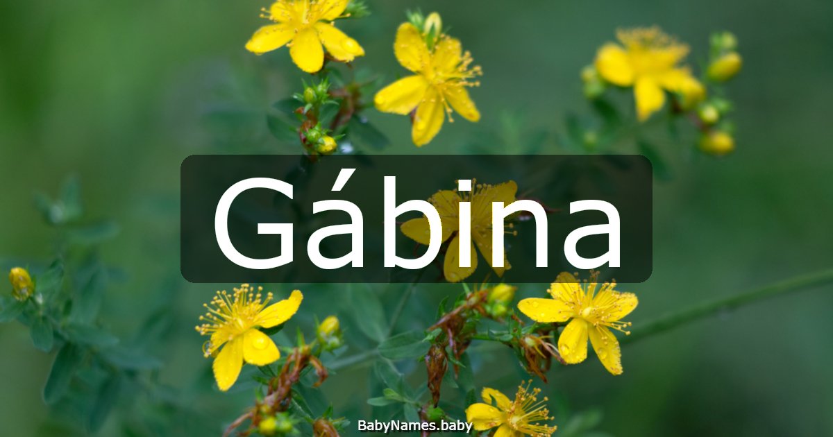 Gábina