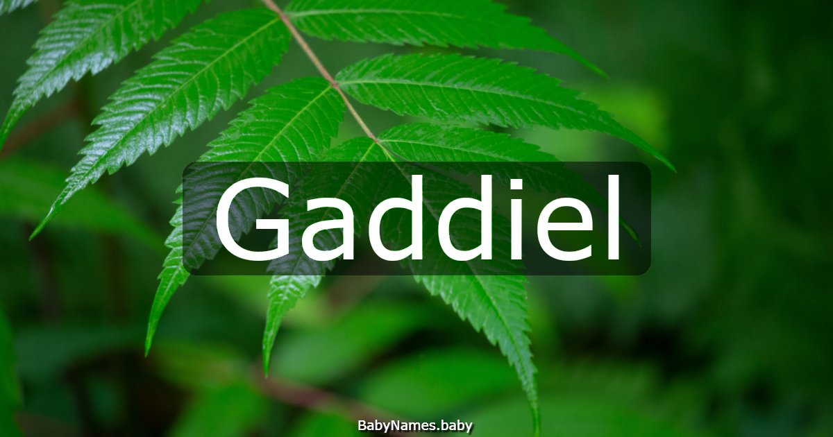 Gaddiel