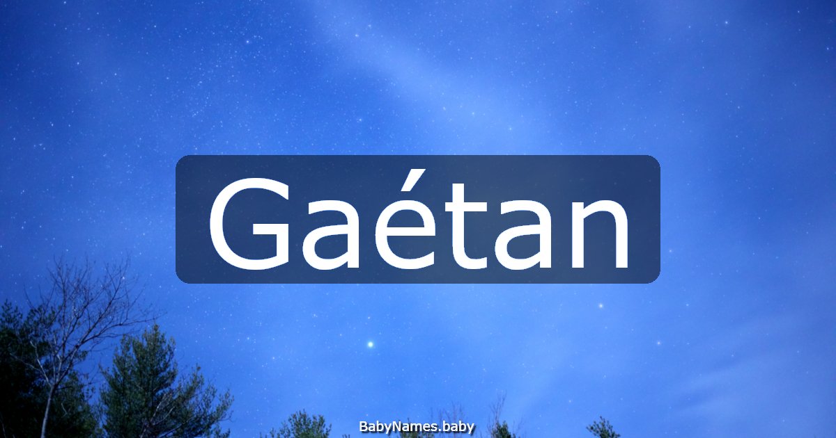 Gaétan