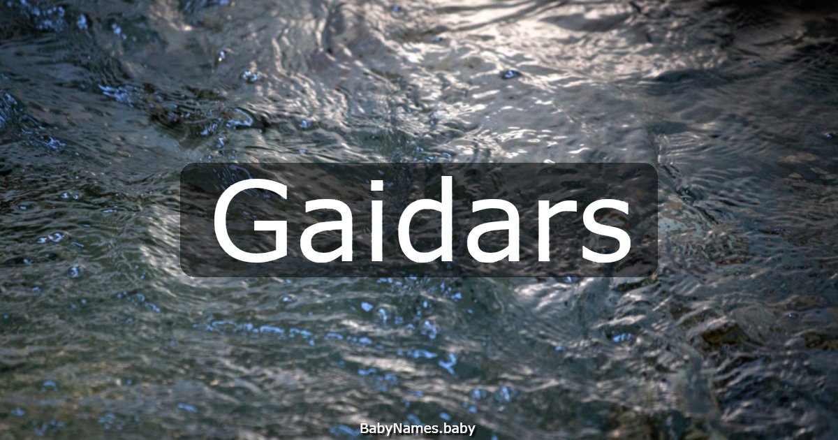 Gaidars