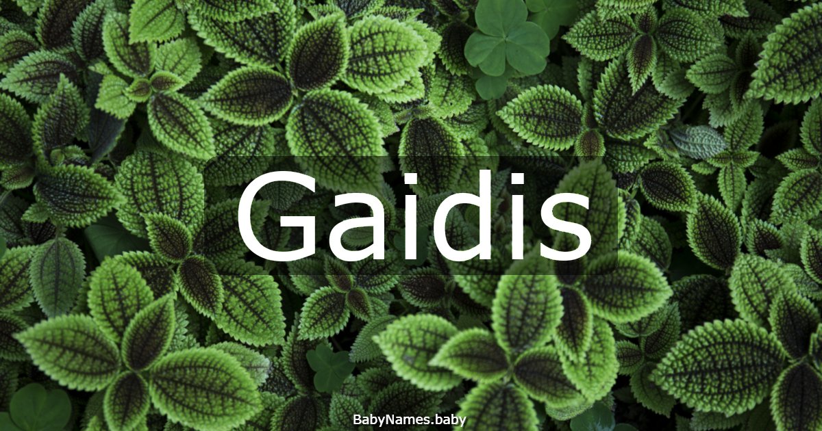 Gaidis