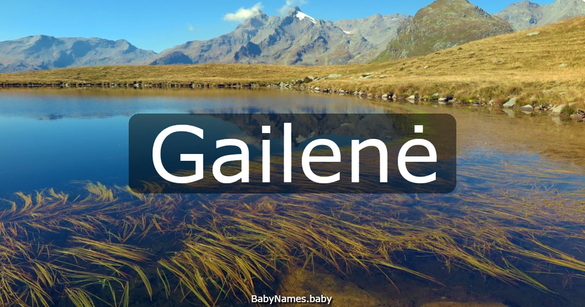 Gailenė