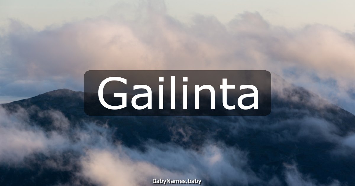 Gailinta