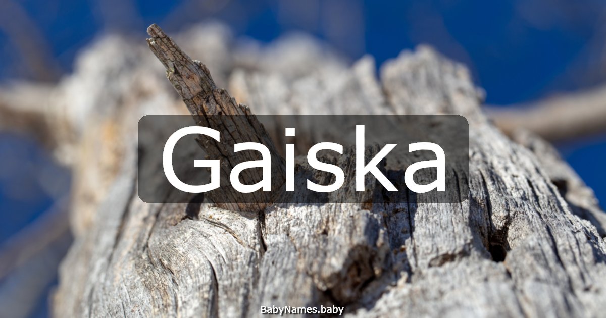 Gaiska