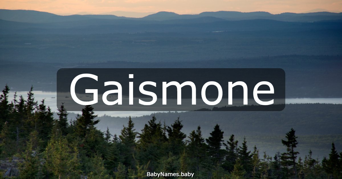 Gaismone