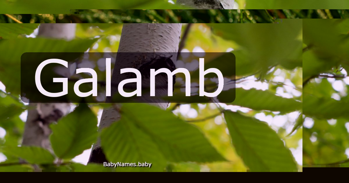 Galamb