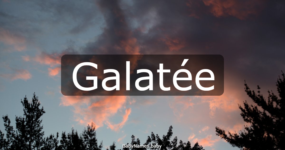 Galatée