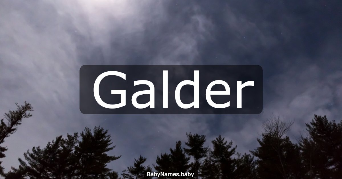 Galder