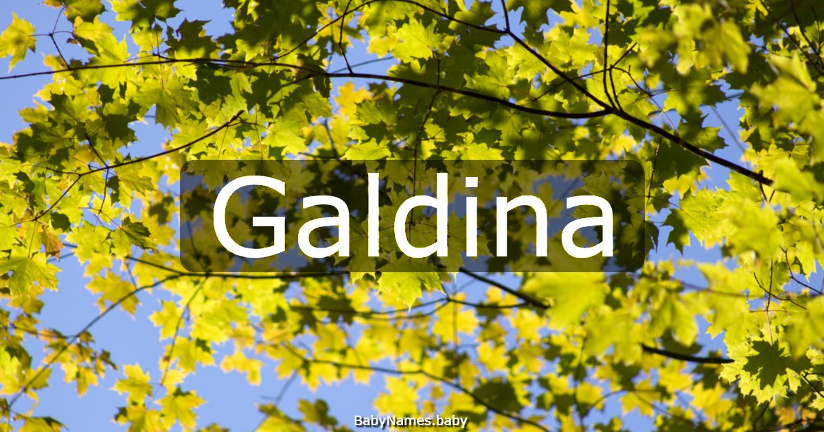Galdina