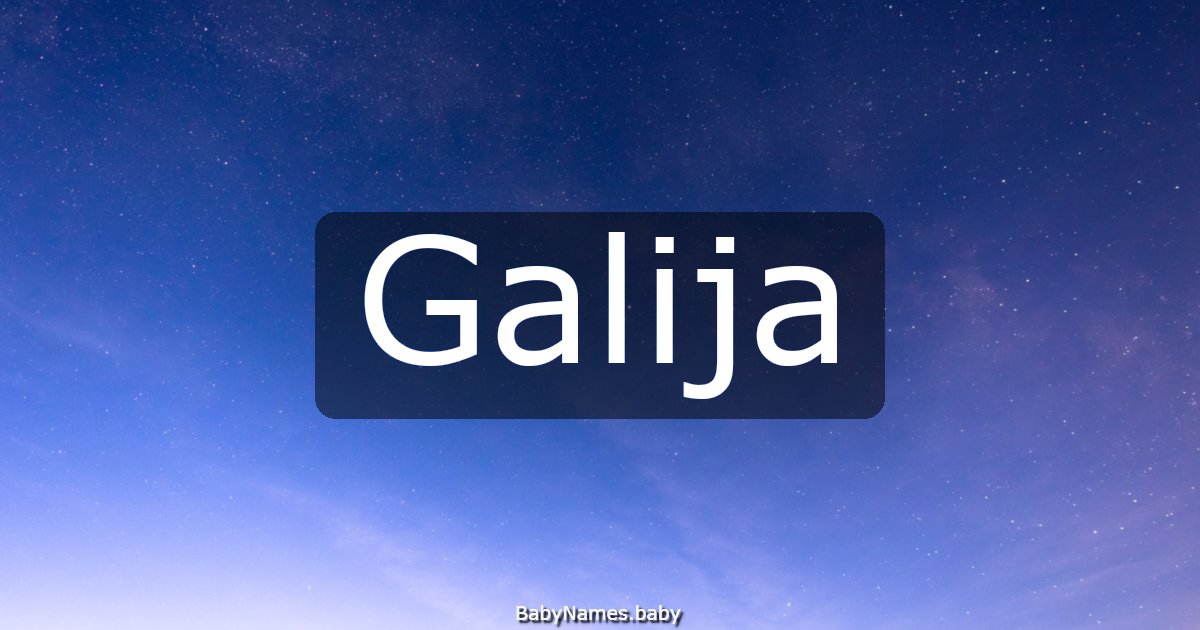 Galija