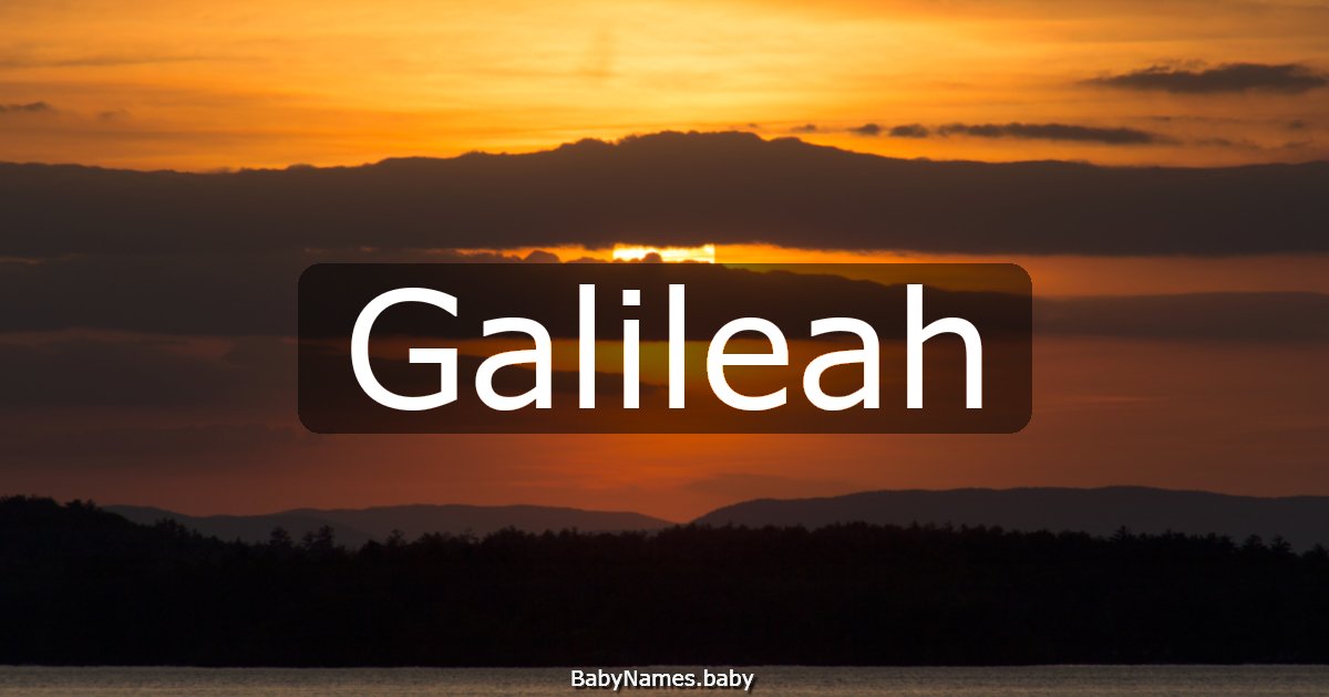 Galileah