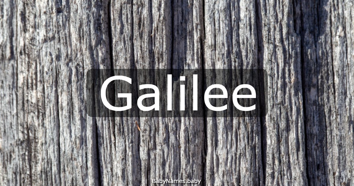 Galilee