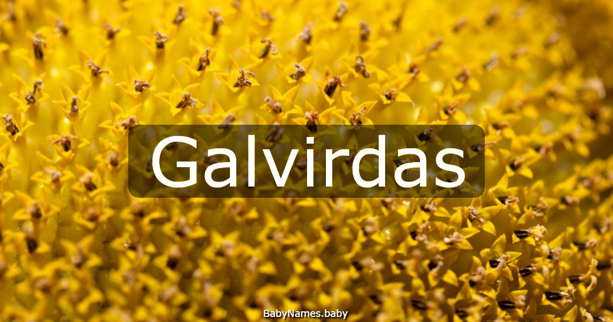 Galvirdas