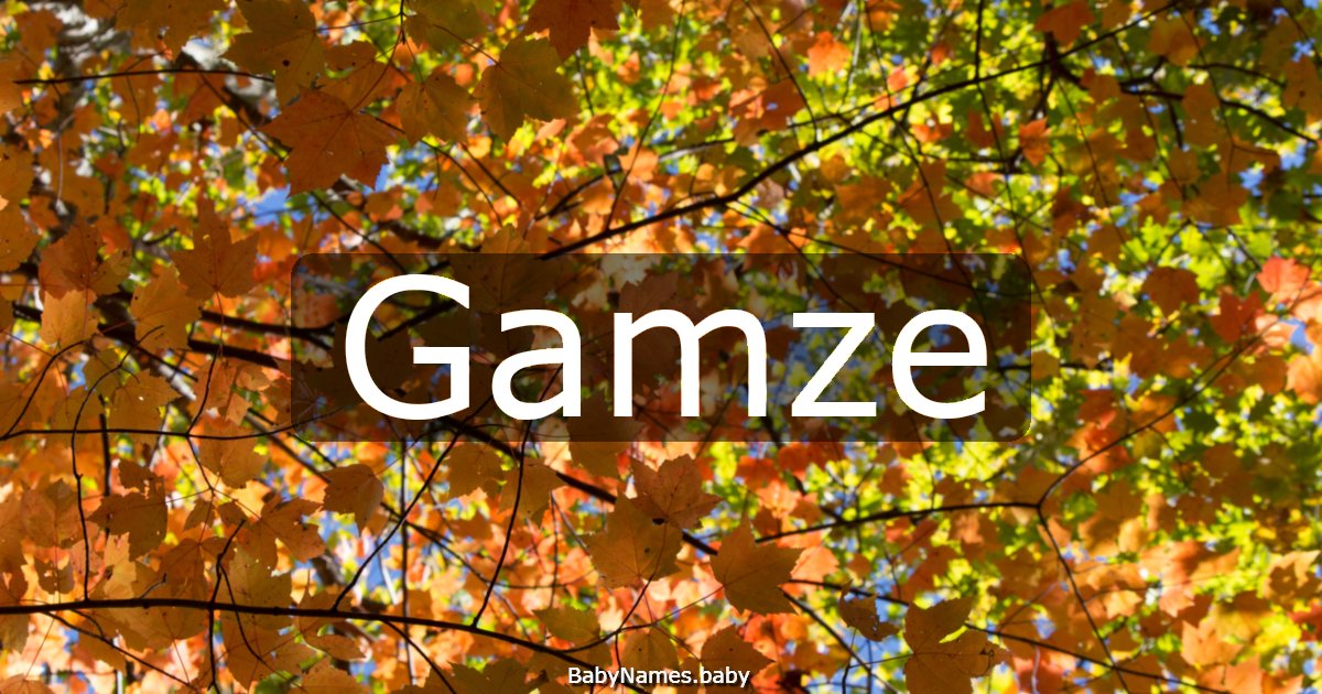 Gamze